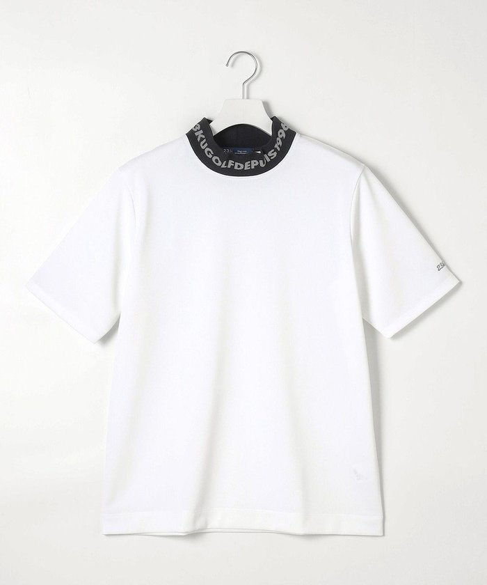 【23区 ゴルフ/23区GOLF / MEN】の【WEB限定】【MEN】【吸水速乾/UVケア】襟ロゴ モックネックシャツ インテリア・キッズ・メンズ・レディースファッション・服の通販 founy(ファニー) https://founy.com/ ファッション Fashion メンズファッション Fashion for Men トップス・カットソー Cut & Sew Tops メンズシャツ Shirts カットソー Cut and Sewn Top ベーシック Basic, Essential 吸水 Absorbent, Quick-Dry 夏 Summer 春 Spring S/S・春夏 SS, Spring/Summer, Warm Season |ID: prp329100004539508 ipo3291000000032675225