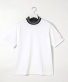 【23区 ゴルフ/23区GOLF / MEN】の【WEB限定】【MEN】【吸水速乾/UVケア】襟ロゴ モックネックシャツ ホワイト系|ID: prp329100004539508 ipo3291000000032675226