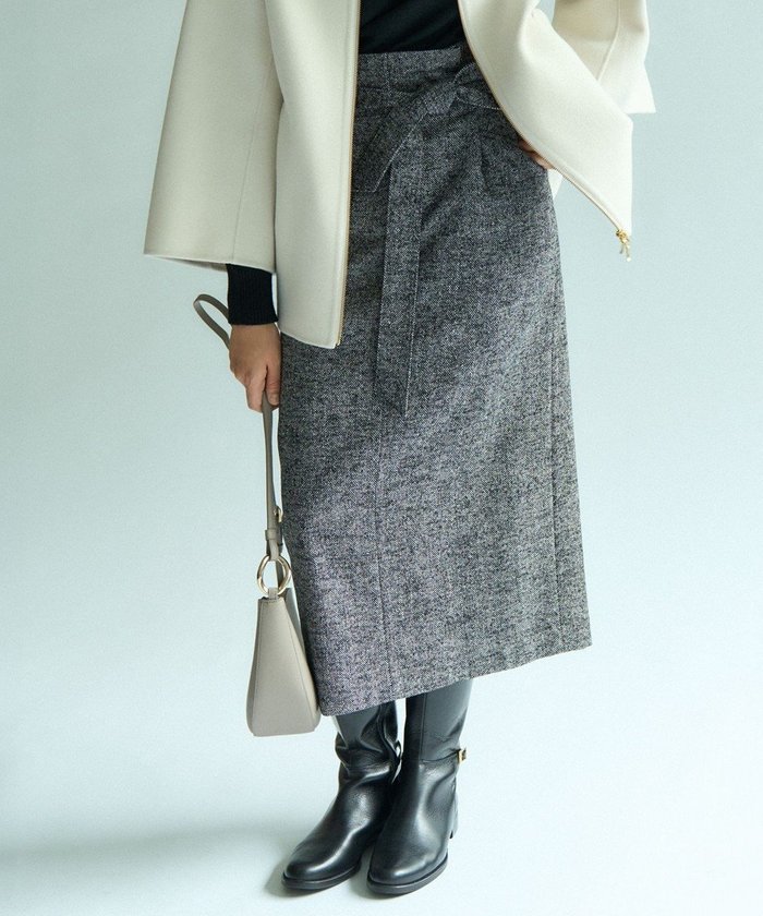 【23区/NIJYUSANKU】のヘリンボーンループツイード Iライン スカート インテリア・キッズ・メンズ・レディースファッション・服の通販 founy(ファニー) https://founy.com/ ファッション Fashion レディースファッション WOMEN スカート Skirt コンパクト Compact シンプル Simple ジャケット Jacket セットアップ Set Up ツイード Tweed ネップ Nep Yarn ボトム Bottom メランジ Melange A/W・秋冬 Aw・Autumn/Winter・Fw・Fall-Winter 冬 Winter 再入荷 Restock/Back In Stock/Re Arrival 日本製 Made In Japan 2024年 2024 エレガント 上品 Elegant 2024-2025秋冬・A/W Aw/Autumn/Winter/Fw/Fall/2024-2025 |ID: prp329100004539521 ipo3291000000032075200