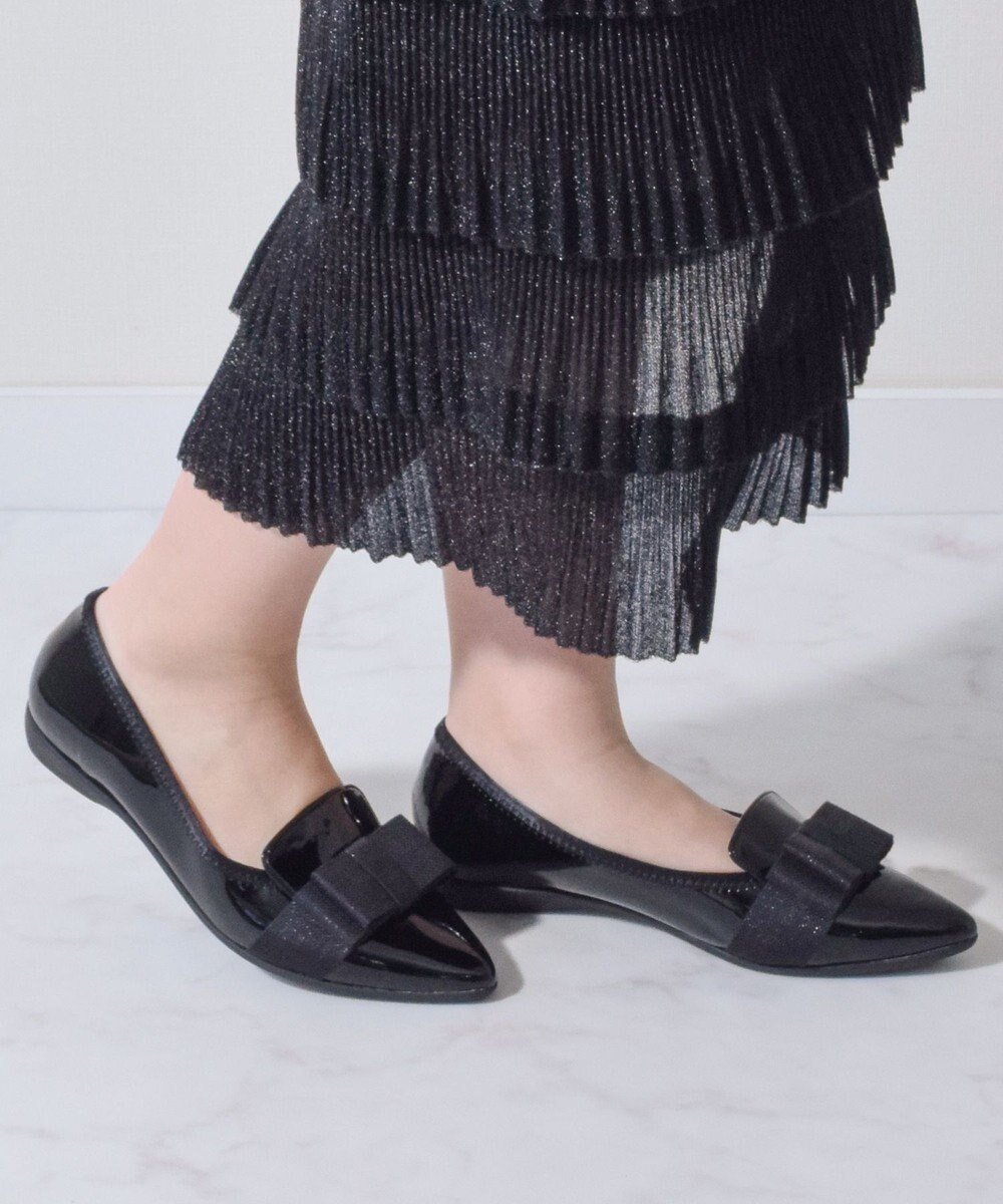 【ブリジット バーキン/Bridget Birkin】の【Bridget Birkin Walk】グログランリボンオペラパンプス インテリア・キッズ・メンズ・レディースファッション・服の通販 founy(ファニー) 　ファッション　Fashion　レディースファッション　WOMEN　リボン　Ribbon　ブラックエナメル|ID: prp329100004539524 ipo3291000000032075249