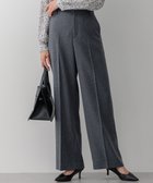 【23区/NIJYUSANKU】の【セットアップ対応/洗える】ウールライクカルゼ ワイド パンツ グレー系|ID: prp329100004539525 ipo3291000000032645046