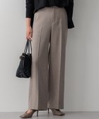 【23区/NIJYUSANKU】の【セットアップ対応/洗える】ウールライクカルゼ ワイド パンツ ベージュ系|ID: prp329100004539525 ipo3291000000032645048