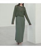 【ベイジ,/BEIGE,】の【Oggi 6月号掲載】OREGANO / サマーウールキャミソールドレス Olive|ID: prp329100004539526 ipo3291000000032075309