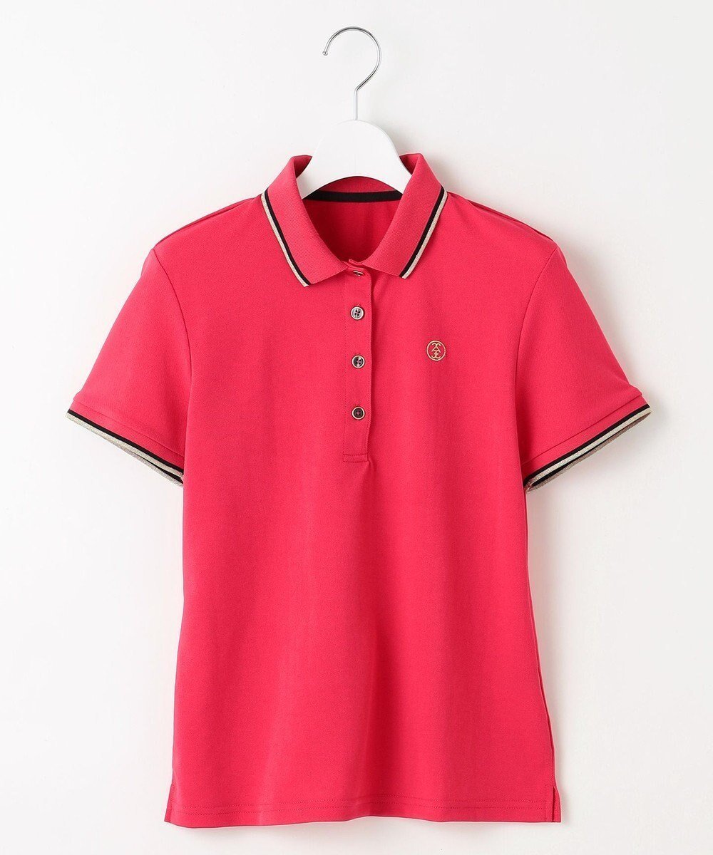 【23区 ゴルフ/NIJYUSANKU GOLF】の【吸水速乾/UVケア】5色から選べる◎色違いでほしくなるシンプル大人 ポロシャツ インテリア・キッズ・メンズ・レディースファッション・服の通販 founy(ファニー) 　ファッション　Fashion　レディースファッション　WOMEN　トップス・カットソー　Tops/Tshirt　シャツ/ブラウス　Shirts/Blouses　ポロシャツ　Polo Shirts　コンパクト　Compact　ゴルフ　Golf　サークル　Circle　シンプル　Simple　スポーツ　Sports　フロント　Front　ポロシャツ　Polo Shirt　ローズ　Rose　ワンポイント　One Point　吸水　Water Absorption　夏　Summer　定番　Standard　春　Spring　S/S・春夏　Ss・Spring/Summer　軽量　Lightweight　オールドローズ系|ID: prp329100004539532 ipo3291000000032075400