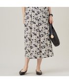 【自由区/JIYU-KU】の【洗える】リネンライクフラワープリント スカート 人気、トレンドファッション・服の通販 founy(ファニー) ファッション Fashion レディースファッション Fashion for Women スカート Skirts キャンバス Canvas, Canvas Fabric フレア Flare, Flared プリント Print, Printed Pattern プリーツ Pleats, Pleated モチーフ Motif, Design Theme エレガント 上品 Elegant 夏 Summer 春 Spring S/S・春夏 SS, Spring/Summer, Warm Season 洗える Machine Washable 秋 Autumn thumbnail ベージュ×バーント|ID: prp329100004539541 ipo3291000000033818816