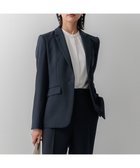【23区/NIJYUSANKU】の【洗える】ウールライクカルゼ テーラードジャケット ネイビー系|ID: prp329100004539542 ipo3291000000032544078