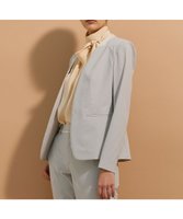 【ベイジ,/BEIGE,】のAUDREY / ノーカラージャケット 人気、トレンドファッション・服の通販 founy(ファニー) ファッション Fashion レディースファッション Fashion for Women アウター Coat / Outerwear Collection レディースジャケット・軽アウター Jackets ノーカラージャケット / シンプル上品コーデ Collarless Jackets エレガント 上品 Elegant コンパクト Compact, Small Size サテン Satin, Glossy Fabric ジャケット Jacket, Outerwear ストレッチ Stretch, Stretchy Fabric フォルム Silhouette, Form ボトム Bottoms, Lower Wear 夏 Summer 春 Spring S/S・春夏 SS, Spring/Summer, Warm Season 洗える Machine Washable ビジネス 仕事 通勤 Business / Work / Commuting |ID:prp329100004539543