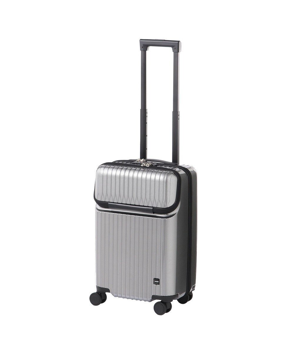 【エースバッグズアンドラゲッジ/ACE BAGS & LUGGAGE】のACE タッシェ スーツケース ストッパー機能 2~3泊 機内持ち込み 06536 エース インテリア・キッズ・メンズ・レディースファッション・服の通販 founy(ファニー) 　ファッション　Fashion　レディースファッション　Fashion for Women　スーツ　Business Suits & Workwear　フロント　Front, Front Design　ポケット　Pocket, Pocket Detail　再入荷　Restock / Back in Stock　旅行　Travel　スーツケース キャリーケース　Suitcase / Carry Case　ビジネス 仕事 通勤　Business / Work / Commuting　ブラックカーボン|ID: prp329100004539557 ipo3291000000033429238