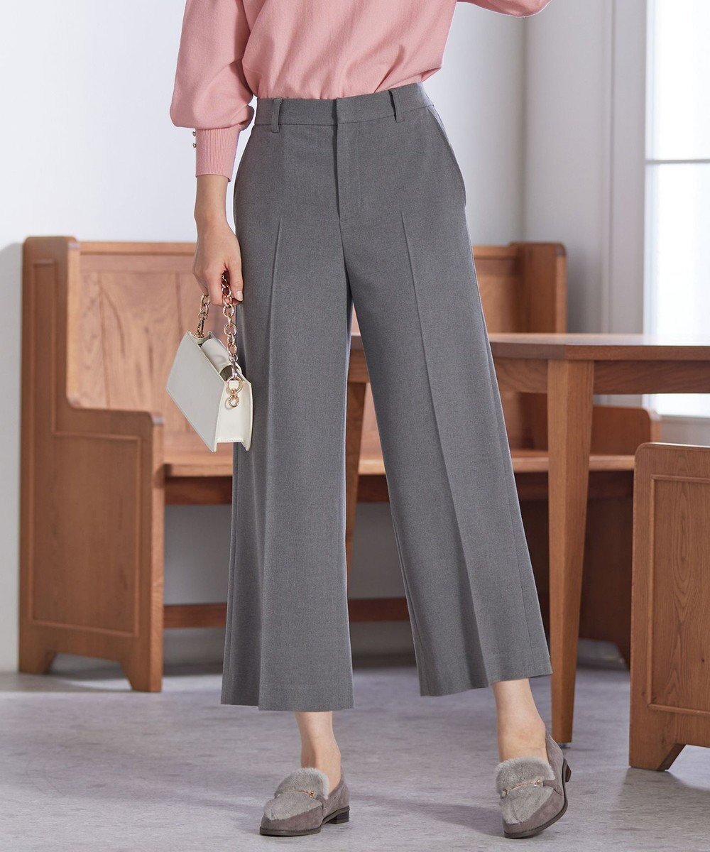 【エニィ スィス/any SiS】の【保温効果/ストレッチ】シリーズ累計13万枚突破!ビューティサーモ ワイドパンツ インテリア・キッズ・メンズ・レディースファッション・服の通販 founy(ファニー)  ファッション Fashion レディースファッション Fashion for Women パンツ Pants & Trousers ストレッチ Stretch, Stretchy Fabric センター Center, Center Line 人気 Popular, Best Seller バランス Balance, Style Balance ワイド Wide, Wide Fit A/W・秋冬 Autumn/Winter ビジネス 仕事 通勤 Business / Work / Commuting ライトグレー|ID: prp329100004539564 ipo3291000000034298315