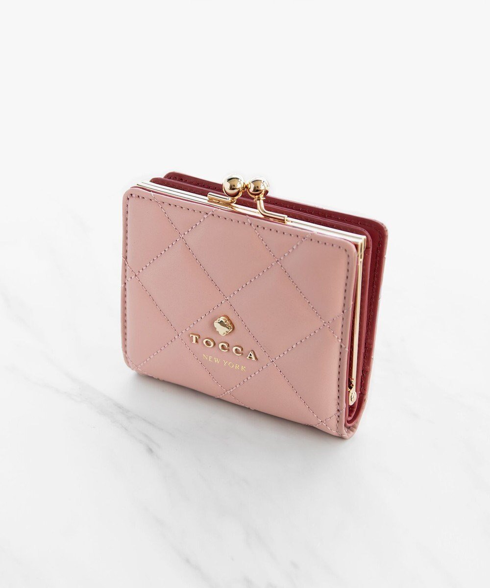 【トッカ/TOCCA】の【新色ブルー登場】PILA BIFOLDWALLET 財布 インテリア・キッズ・メンズ・レディースファッション・服の通販 founy(ファニー) 　ファッション　Fashion　レディースファッション　WOMEN　財布　Wallets　おすすめ　Recommend　エレガント 上品　Elegant　キルト　Quilt　コンパクト　Compact　リュクス　Luxe　ロマンティック　Romantic　財布　Wallet　ピンク系|ID: prp329100004539567 ipo3291000000032075644