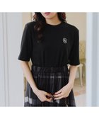 【ティアクラッセ/Tiaclasse】の【洗える】刺繍ロゴカットソーTシャツ ブラック|ID: prp329100004539584 ipo3291000000032075745