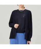 【自由区/JIYU-KU】の【カタログ掲載・洗える】エンブレムニット カーディガン ネイビー|ID: prp329100004539588 ipo3291000000032075772