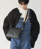【トプカピ/TOPKAPI】の【TREASURE TOPKAPI】ストライプベルト・レザー2wayショルダーバッグ ブラック|ID: prp329100004539591 ipo3291000000032075807