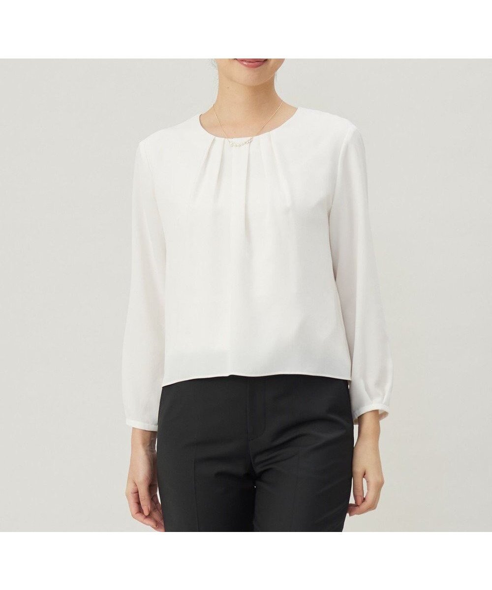 【ジェイ プレス/J.PRESS】のプルエラツイル レイヤード カットソー インテリア・キッズ・メンズ・レディースファッション・服の通販 founy(ファニー) 　ファッション　Fashion　レディースファッション　Fashion for Women　トップス・カットソー　Cut & Sew Tops　シャツ・ブラウス・オフィスカジュアル　Elegant Blouses & Button-Ups　ロングTシャツ・Tシャツ　Longline T-Shirts & Tees　カットソー・ベーシックTシャツ　Cut-and-Sewn Tops / Stretch Tees & Basics　インナー　Innerwear　エレガント 上品　Elegant　カットソー　Cut and Sewn Top　シルク　Silk, 100% Silk　ジャケット　Jacket, Outerwear　ストレッチ　Stretch, Stretchy Fabric　ツイル　Twist, Twisted Detail　無地　Plain, Solid Color　A/W・秋冬　Autumn/Winter　セレモニー　Ceremony　ライトベージュ系|ID: prp329100004539595 ipo3291000000033641451