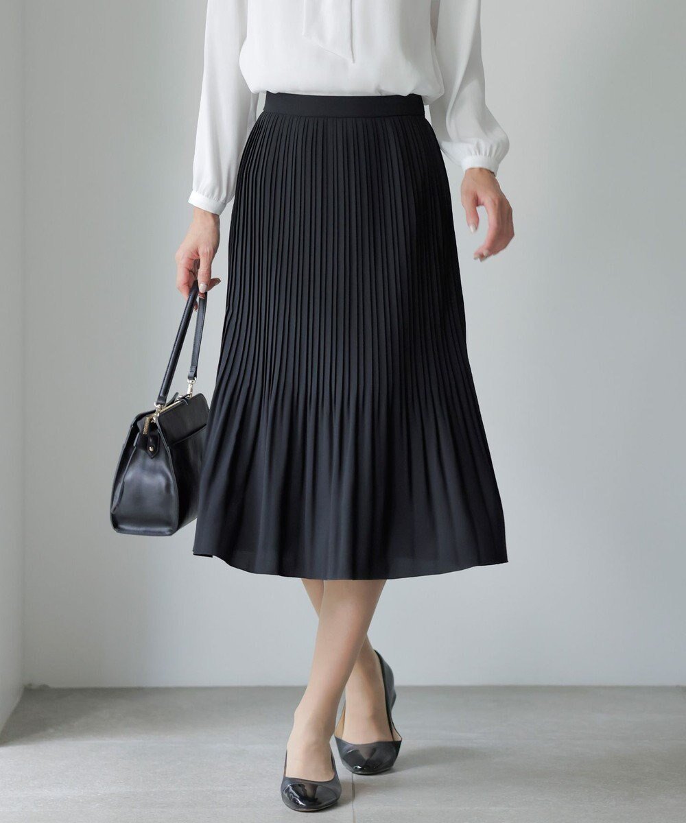 【ジェイ プレス/J.PRESS】の【洗える】ノルディス2wayジョーゼット プリーツ スカート 人気、トレンドファッション・服の通販 founy(ファニー) 　ファッション　Fashion　レディースファッション　Fashion for Women　スカート　Skirts　プリーツスカート / 上品フェミニンスタイル　Pleated Skirts　エレガント 上品　Elegant　ジョーゼット　Georgette, Semi-Sheer Fabric　ストレッチ　Stretch, Stretchy Fabric　ドレープ　Drape, Draping Fabric　プリーツ　Pleats, Pleated　洗える　Machine Washable　A/W・秋冬　Autumn/Winter　ビジネス 仕事 通勤　Business / Work / Commuting　 other-1|ID: prp329100004539597 ipo3291000000033690094