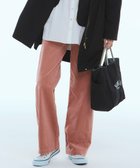 【23区/NIJYUSANKU】の【洗える】23区DENIM ベルベットストレッチ ワイドパンツ ピンク系|ID: prp329100004539598 ipo3291000000032075837