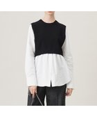 【アイシービー/iCB】の【2WAY・洗える】シャツクロスコンビニットプルオーバー ブラック系|ID: prp329100004539609 ipo3291000000032075894