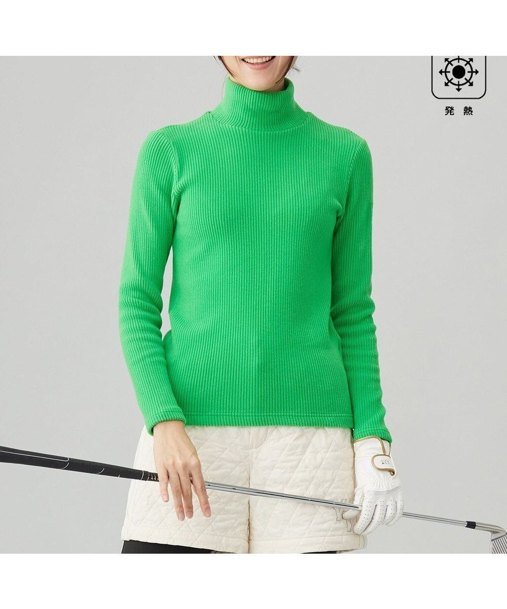 【23区 ゴルフ/NIJYUSANKU GOLF】の【WOMEN】グランサーモリブ モックネック 保温性抜群なのに着膨れ感軽減 お出かけにも◎ インテリア・キッズ・メンズ・レディースファッション・服の通販 founy(ファニー) 　ファッション　Fashion　レディースファッション　Fashion for Women　トップス・カットソー　Cut & Sew Tops　レディースパーカー・カジュアルフーディー　Casual Hoodies & Sweatshirts　スウェット・クルーネックトップス　Sweatshirts & Crewnecks / Relaxed Fit Sweat Tops　ゴルフ　Golf　サークル　Circle, Round Design　スウェット / スエット　Sweatshirt, Sweatwear　ストレッチ　Stretch, Stretchy Fabric　モックネック　Mock Neck, Short Turtleneck　冬　Winter / This Winter　定番　Standard, Basic Item　A/W・秋冬　Autumn/Winter　ピーコックグリーン系|ID: prp329100004539612 ipo3291000000033668115