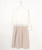 【エニィ スィス/any SiS】の【洗える】レースコンビバックサテン ワンピース ベージュ|ID: prp329100004539615 ipo3291000000032075972