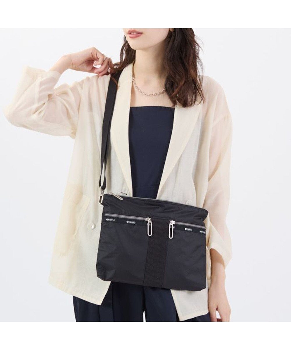 【レスポートサック/LeSportsac】のPOUCH CROSSBODY/ブラックC 人気、トレンドファッション・服の通販 founy(ファニー) 　ファッション　Fashion　レディースファッション　Fashion for Women　コンパクト　Compact, Small Size　軽量　Lightweight, Ultra Light　ショルダー　Shoulder, Shoulder Strap　スポーティ　Sporty, Casual Athletic　スリム　Slim, Slim Fit　財布　Wallet, Purse　人気　Popular, Best Seller　プリント　Print, Printed Pattern　ポケット　Pocket, Pocket Detail　ポーチ　Pouch, Small Case　無地　Plain, Solid Color　おすすめ　Recommended / Our Picks　 other-1|ID: prp329100004539622 ipo3291000000033640175