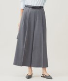 【自由区/JIYU-KU】の【洗える】TWラチネストレッチワイドクロップド パンツ グレー|ID: prp329100004539626 ipo3291000000032076044