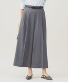【自由区/JIYU-KU】の【洗える】TWラチネストレッチワイドクロップド パンツ グレー|ID: prp329100004539626 ipo3291000000032676441