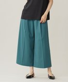 【自由区/JIYU-KU】の【洗える】TWラチネストレッチワイドクロップド パンツ ボトルグリーン|ID: prp329100004539626 ipo3291000000036287248