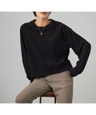 【アイシービー/iCB】の【UVカット・洗える】ジョーゼットジャージー クロップド丈プルオーバー ブラック系|ID: prp329100004539634 ipo3291000000032076087