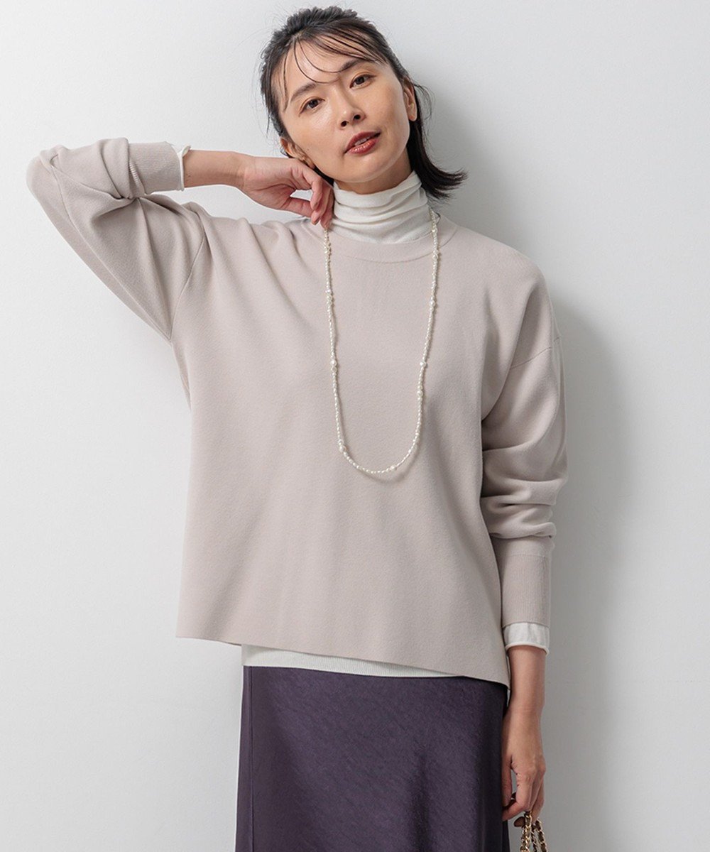 【23区/NIJYUSANKU】の【洗える】ヴィスコースストレッチ ミラノリブ ニット インテリア・キッズ・メンズ・レディースファッション・服の通販 founy(ファニー) ファッション Fashion レディースファッション Fashion for Women トップス・カットソー Cut & Sew Tops ニット Knit Tops & Sweaters オレンジ Orange 洗える Machine Washable シンプル Simple, Minimal ストレッチ Stretch, Stretchy Fabric スリット Slit, Slit Detail センター Center, Center Line セーター Sweater, Knitwear トレンド Trend, Trending Now ボトム Bottoms, Lower Wear ボーダー Border, Stripe ミラノリブ Milano Rib, Milano Stitch 無地 Plain, Solid Color A/W・秋冬 Autumn/Winter 冬 Winter / This Winter 2024年 2024 2024-2025秋冬・A/W Autumn/Winter 2024–25 AW24–25 ベージュ系|ID: prp329100004539643 ipo3291000000033678476