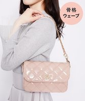 【メゾンドフルール/Maison de FLEUR】のキルティングエナメルバッグ 人気、トレンドファッション・服の通販 founy(ファニー) ファッション Fashion レディースファッション WOMEN バッグ Bag おすすめ Recommend エナメル Enamel キルティング Quilting ショルダー Shoulder チェーン Chain フロント Front プレート Plate マグネット Magnet リボン Ribbon |ID:prp329100004539650
