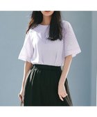 【23区/NIJYUSANKU】の【洗える】エンブロイダリー コンビジャージー カットソー 人気、トレンドファッション・服の通販 founy(ファニー) ファッション Fashion レディースファッション WOMEN トップス・カットソー Tops/Tshirt シャツ/ブラウス Shirts/Blouses ロング / Tシャツ T-Shirts カットソー Cut and Sewn 2024年 2024 2024春夏・S/S Ss,Spring/Summer,2024 アイレット Eyelet エンブロイダリー Embroidery カットソー Cut And Sew コンパクト Compact コンビ Combination シンプル Simple ジャージー Jersey スーピマ Supima 再入荷 Restock/Back In Stock/Re Arrival 夏 Summer 春 Spring S/S・春夏 Ss・Spring/Summer 洗える Washable thumbnail ライラック系|ID: prp329100004539651 ipo3291000000032246451