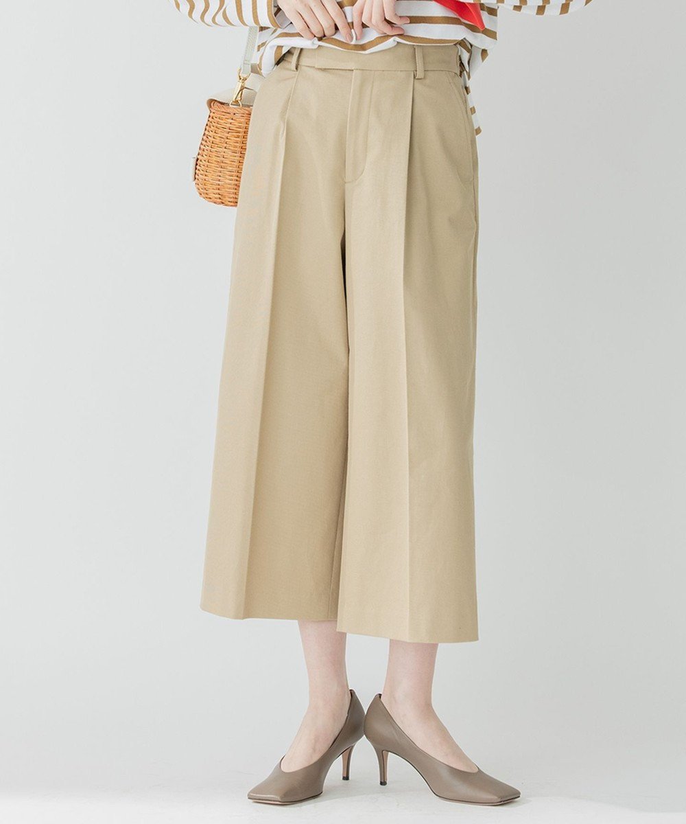 【23区/NIJYUSANKU】の【洗える】カルゼストレッチ クロップド パンツ インテリア・キッズ・メンズ・レディースファッション・服の通販 founy(ファニー) 　ファッション　Fashion　レディースファッション　WOMEN　パンツ　Pants　ヴィンテージ　Vintage　春　Spring　洗える　Washable　クロップド　Cropped　ストレッチ　Stretch　ストレート　Straight　ワイド　Wide　S/S・春夏　Ss・Spring/Summer　夏　Summer　2023春夏・S/S　Ss,Spring/Summer,2023　2023年　2023　キャメル系|ID: prp329100004539653 ipo3291000000032147404