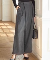 【23区/NIJYUSANKU】の【SLOW/一部店舗限定】ソフトコーデュロイ ワイドパンツ 人気、トレンドファッション・服の通販 founy(ファニー) ファッション Fashion レディースファッション WOMEN パンツ Pants アシンメトリー Asymmetry コーデュロイ Corduroy シンプル Simple ジャージ Jersey ボトム Bottom ワイド Wide A/W・秋冬 Aw・Autumn/Winter・Fw・Fall-Winter 2024年 2024 2024-2025秋冬・A/W Aw/Autumn/Winter/Fw/Fall/2024-2025 |ID:prp329100004539656