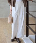 【23区/NIJYUSANKU】の【SLOW/一部店舗限定】ソフトコーデュロイ ワイドパンツ アイボリー系|ID: prp329100004539656 ipo3291000000032076205