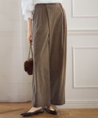 【23区/NIJYUSANKU】の【SLOW/一部店舗限定】ソフトコーデュロイ ワイドパンツ ブラウン系|ID: prp329100004539656 ipo3291000000032076206