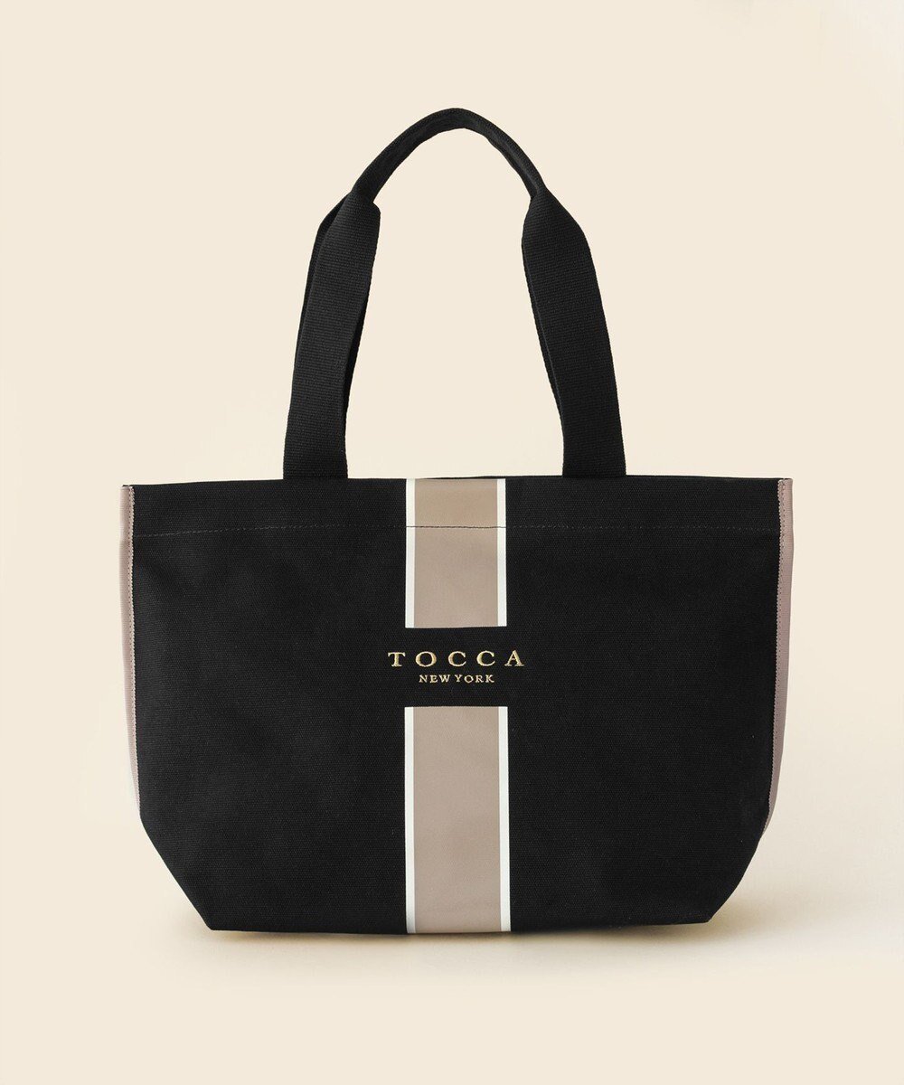【トッカ/TOCCA】の【A4サイズ対応・WEB&一部店舗限定】PASSI CANVASTOTE キャンバス トートバッグ インテリア・キッズ・メンズ・レディースファッション・服の通販 founy(ファニー) 　ファッション　Fashion　レディースファッション　WOMEN　バッグ　Bag　アウトドア　Outdoor　エレガント 上品　Elegant　キャンバス　Canvas　シンプル　Simple　スポーティ　Sporty　センター　Center　財布　Wallet　ポケット　Pocket　おすすめ　Recommend　旅行　Travel　ビジネス 仕事 通勤　Business　ブラック系|ID: prp329100004539709 ipo3291000000032076444