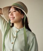 【ハッシュニュアンス/#Newans】の【UVカット/洗える】〈花乃まりあさんコラボ〉リボン2本つきサマーハット ベージュ|ID: prp329100004539711 ipo3291000000033032825