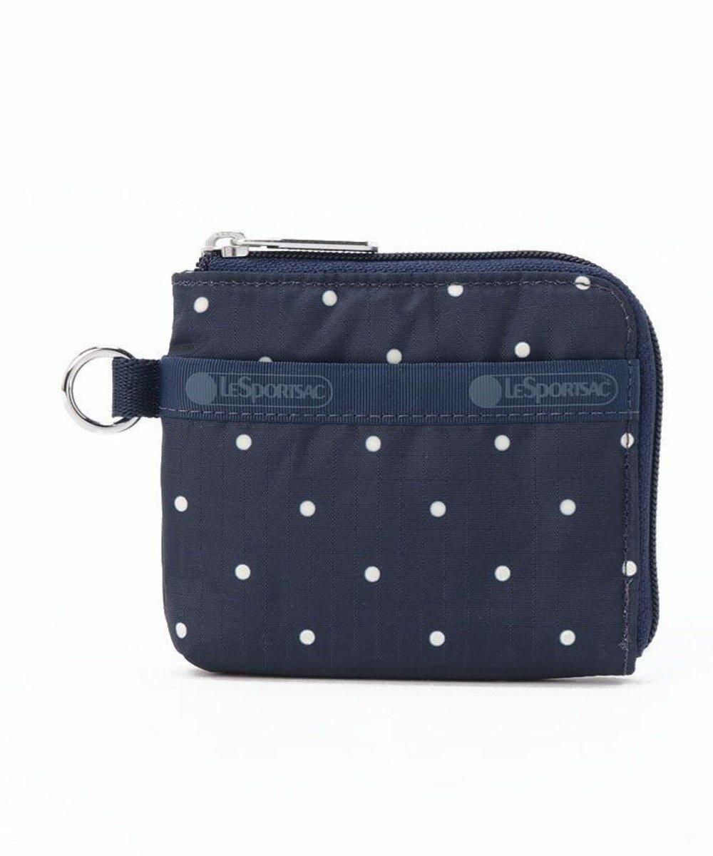【レスポートサック/LeSportsac】のSLIM WALLET/ネイビープティドット インテリア・キッズ・メンズ・レディースファッション・服の通販 founy(ファニー) 　ファッション　Fashion　レディースファッション　WOMEN　財布　Wallets　ウォレット　Wallet　コンパクト　Compact　シンプル　Simple　スリム　Slim　財布　Wallet　ドット　Dot　ポケット　Pocket　ラップ　Wrap　ネイビープティドット|ID: prp329100004539727 ipo3291000000032076557