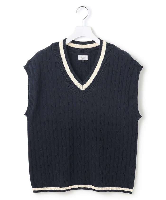【ジェイプレスヨークストリート/J.PRESS YORK STREET】の【UNISEX】テープヤーンチルデン ニットベスト インテリア・キッズ・メンズ・レディースファッション・服の通販 founy(ファニー) https://founy.com/ ファッション Fashion レディースファッション Fashion for Women アウター Coat / Outerwear Collection トップス・カットソー Cut & Sew Tops ニット Knit Tops & Sweaters ベスト&ジレ / 重ね着スタイル Vests & Gilets ユニセックス Unisex, Genderless インナー Innerwear クール Cool, Chic スマート Smart, Elegant ベスト Vest, Waistcoat ボトム Bottoms, Lower Wear 夏 Summer 春 Spring S/S・春夏 SS, Spring/Summer, Warm Season |ID: prp329100004539758 ipo3291000000032654036