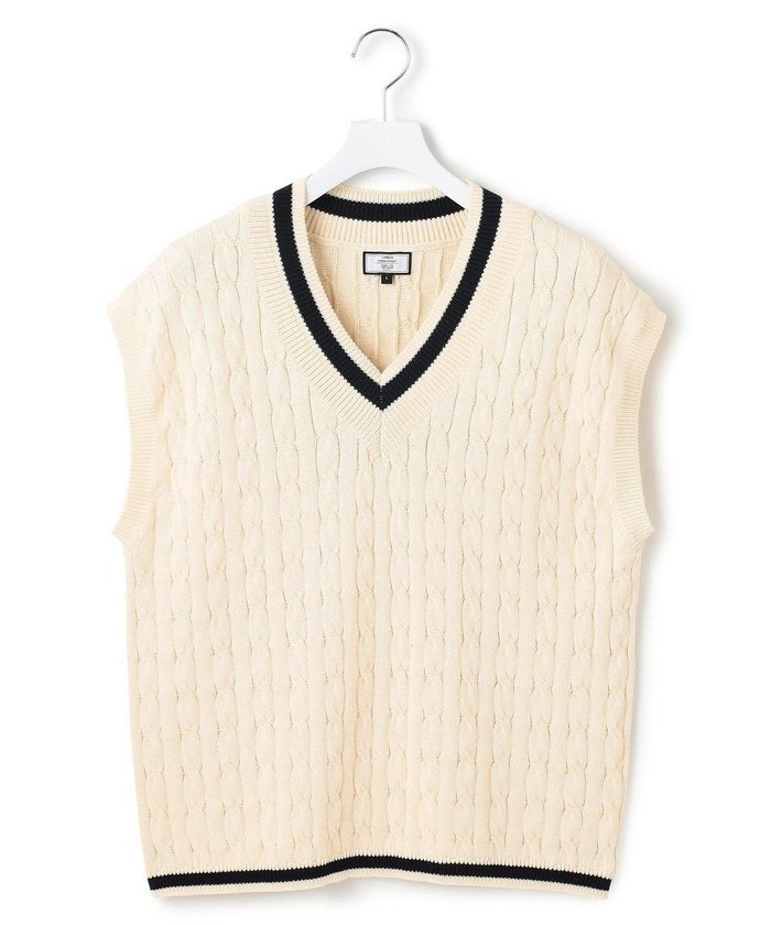 【ジェイプレスヨークストリート/J.PRESS YORK STREET】の【UNISEX】テープヤーンチルデン ニットベスト インテリア・キッズ・メンズ・レディースファッション・服の通販 founy(ファニー) https://founy.com/ ファッション Fashion レディースファッション Fashion for Women アウター Coat / Outerwear Collection トップス・カットソー Cut & Sew Tops ニット Knit Tops & Sweaters ベスト&ジレ / 重ね着スタイル Vests & Gilets ユニセックス Unisex, Genderless インナー Innerwear クール Cool, Chic スマート Smart, Elegant ベスト Vest, Waistcoat ボトム Bottoms, Lower Wear 夏 Summer 春 Spring S/S・春夏 SS, Spring/Summer, Warm Season |ID: prp329100004539758 ipo3291000000033479067