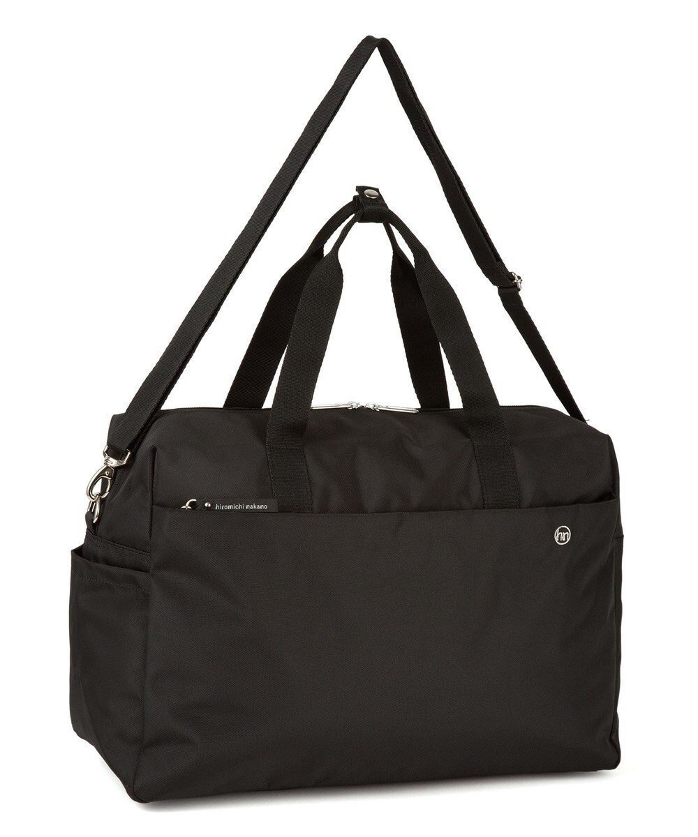 【エースバッグズアンドラゲッジ/ACE BAGS & LUGGAGE】のhiromichi nakano アージュ ボストンバッグ 17675 ヒロミチナカノ インテリア・キッズ・メンズ・レディースファッション・服の通販 founy(ファニー) 　ファッション　Fashion　レディースファッション　Fashion for Women　ショルダー　Shoulder, Shoulder Strap　シンプル　Simple, Minimal　トラベル　Travel, Travel Gear　フロント　Front, Front Design　ベーシック　Basic, Essential　ボストンバッグ　Boston Bag, Retro Bag　ポケット　Pocket, Pocket Detail　再入荷　Restock / Back in Stock　おすすめ　Recommended / Our Picks　旅行　Travel　ブラック|ID: prp329100004539772 ipo3291000000032678557