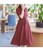 【ティアクラッセ/Tiaclasse】の【洗える】開襟シャツワンピース ピンク|ID: prp329100004539793 ipo3291000000032666068