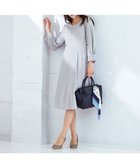 【ティアクラッセ/Tiaclasse】の【GOLD LABEL・洗える】アシメプリーツポンチワンピース グレー|ID: prp329100004539806 ipo3291000000035647291