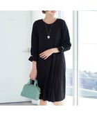 【ティアクラッセ/Tiaclasse】の【GOLD LABEL・洗える】アシメプリーツポンチワンピース ブラック|ID: prp329100004539806 ipo3291000000035647294