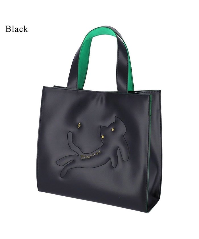【ツモリチサト キャリー/tsumori chisato CARRY】のキラネコエコレザー ハンドバッグ インテリア・キッズ・メンズ・レディースファッション・服の通販 founy(ファニー) https://founy.com/ ファッション Fashion レディースファッション WOMEN バッグ Bag ネコ Cat ハンドバッグ Handbag ポケット Pocket マグネット Magnet 再入荷 Restock/Back In Stock/Re Arrival 旅行 Travel 軽量 Lightweight |ID: prp329100004539832 ipo3291000000032077171