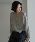 【アンフィーロ 自由区/UNFILO】のファインアルパカ クルーネック 人気、トレンドファッション・服の通販 founy(ファニー) ファッション Fashion レディースファッション Fashion for Women トップス・カットソー Cut & Sew Tops ニット Knit Tops & Sweaters ウォッシャブル Machine Washable シンプル Simple, Minimal セーター Sweater, Knitwear バランス Balance, Style Balance フォルム Silhouette, Form ボトム Bottoms, Lower Wear リラックス Relax, Relaxed Fit エレガント 上品 Elegant 畦 Ribbed Knit A/W・秋冬 Autumn/Winter 軽量 Lightweight, Ultra Light thumbnail グレー|ID: prp329100004539861 ipo3291000000033671919