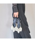 【モード エ ジャコモ/MODE ET JACOMO】のnoyau 2WAYリボンストラップミュールパンプス ホワイトコンビ|ID: prp329100004539864 ipo3291000000032077364