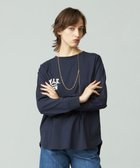【ジェイプレスヨークストリート/J.PRESS YORK STREET】の【WOMEN】YALE × J.PRESS YORK STREET コラボワンポイントTシャツ ネイビー系|ID: prp329100004539884 ipo3291000000032077491