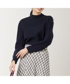 【エニィ スィス/any SiS】の【洗える】リブコンビボタン ニット ネイビー|ID: prp329100004539938 ipo3291000000033709907