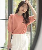 【エニィ スィス/any SiS】の【接触冷感・UVケア】フロント切替 プルオーバー 人気、トレンドファッション・服の通販 founy(ファニー) ファッション Fashion レディースファッション WOMEN トップス・カットソー Tops/Tshirt ニット Knit Tops プルオーバー Pullover おすすめ Recommend オイル Oil シンプル Simple セーター Sweater フロント Front ボーダー Border 再入荷 Restock/Back In Stock/Re Arrival 切替 Switching 半袖 Short Sleeve 夏 Summer 春 Spring S/S・春夏 Ss・Spring/Summer 無地 Plain Color thumbnail コーラル|ID: prp329100004539941 ipo3291000000032077914